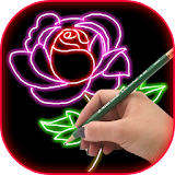 Learn How to Draw Glow Flower - Glow Flower Draw icon