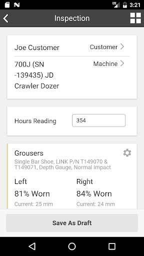 Undercarriage Inspection