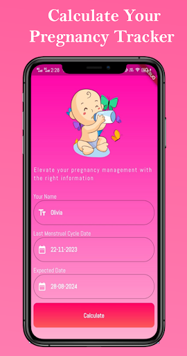 Pregnancy Tracker & Due Date Screen 3