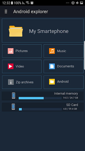 Android application File Manager screenshort