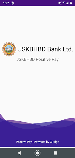 Android application JSKBHBD Positive Pay screenshort