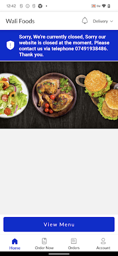 Wali Foods Screen 2