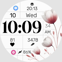 Simple Floral 2 Watch Face