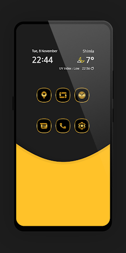 Android application Dazzling Gold Icon Pack screenshort