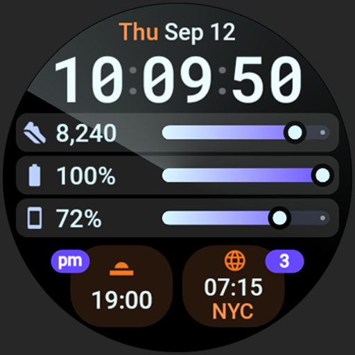 InfoHub Watch Face Logo