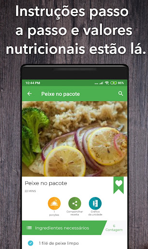 All recipes in Português Screen 3