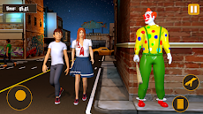 Scary Face Clown Simulator 3Dのおすすめ画像3