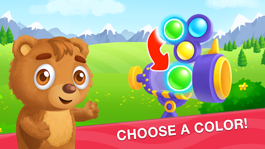 Kids shooter for bubble games