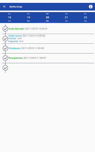 MyWorkDay Screen 2