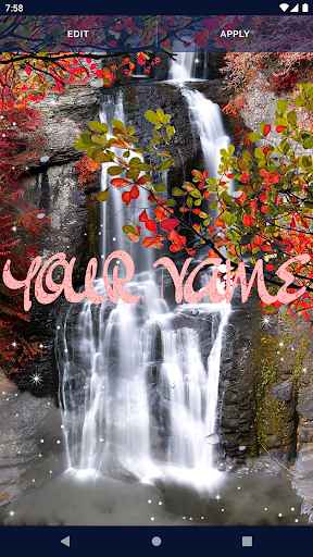 Waterfall Live Wallpaper Screen 2