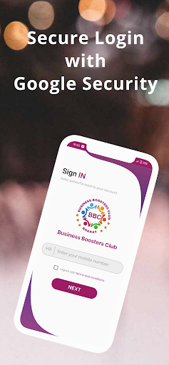 Android application Business Boosters Club screenshort