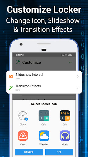 Clock Vault-Hide Photos,Videos - Tools - apps