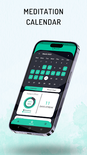 Android application Ekaant - Meditation Tracker screenshort