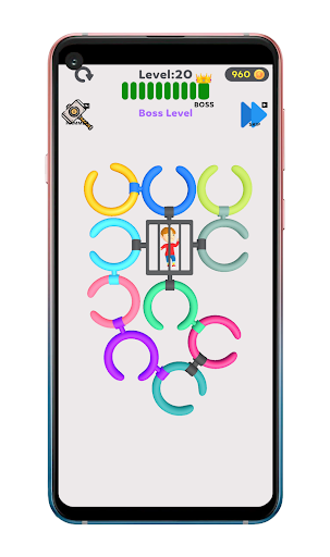 Android application Rotate Rings-Spin the Circles screenshort