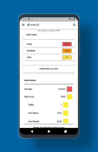 Android application WorksIQ screenshort