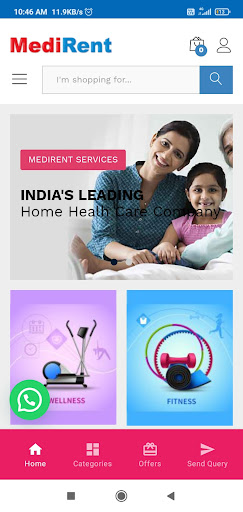 MediRent Wellness Screen 2