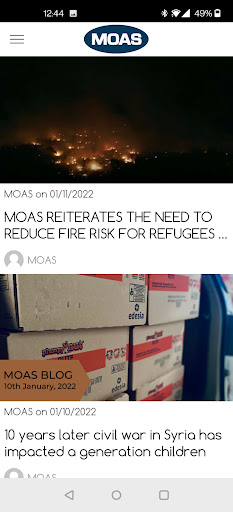 Android application MOAS screenshort