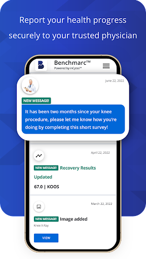 Android application Benchmarc Health screenshort
