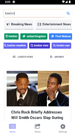 Android application UK News : Daily UK Newspapers screenshort