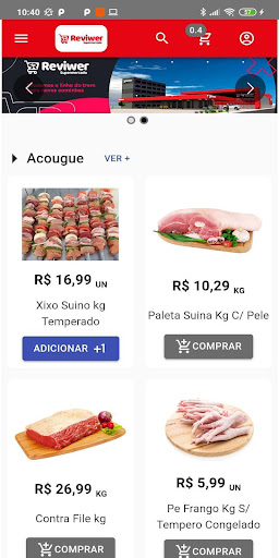 Supermercado Reviwer Screen 2