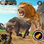 Cover Image of Baixar Simulador de jogos da família do leão  APK