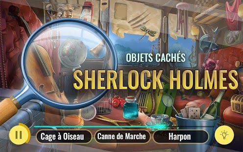 Sherlock Holmes Objets Cachés Jeux de Détective Capture d'écran