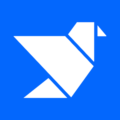 彩鸽 logo