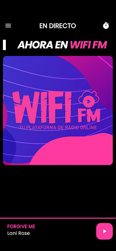 Android application Wifi FM screenshort