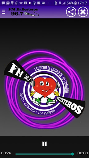 Android application FM Ballesteros - 96.7 screenshort