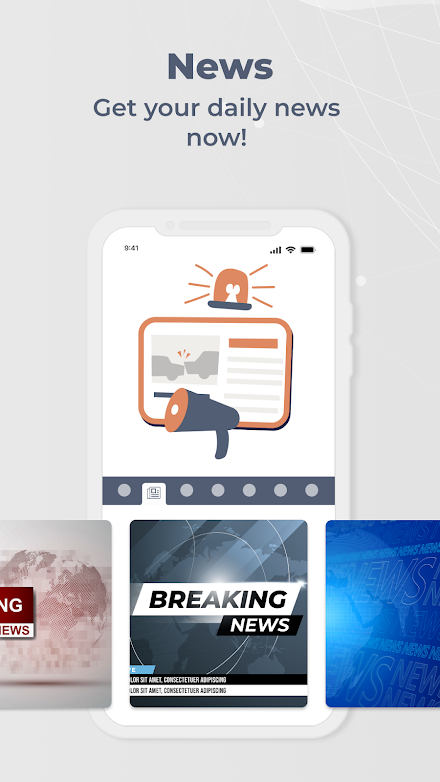 News Keyboard Screen 1