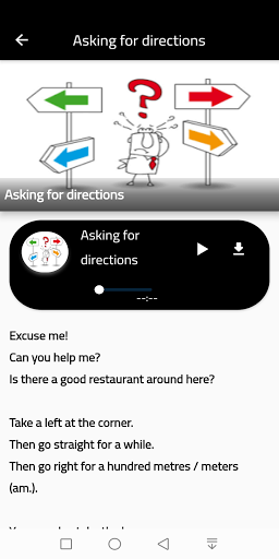 Android application Learn English for Beginners screenshort