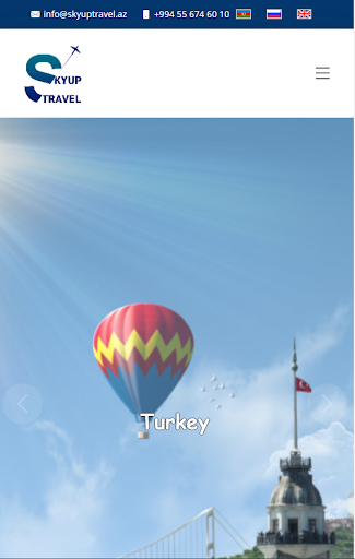 Android application Skyuptravel screenshort