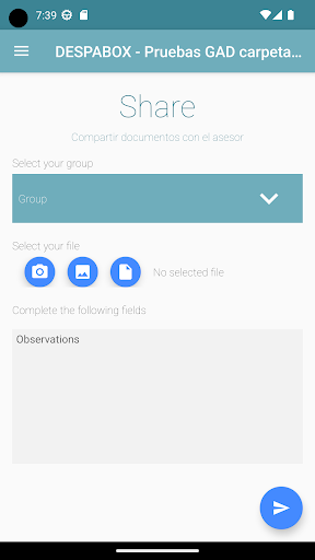 DESPABOX Screen 2