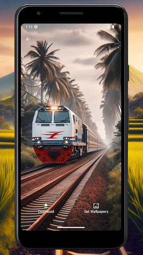 Wallpaper Kereta Api Indonesia