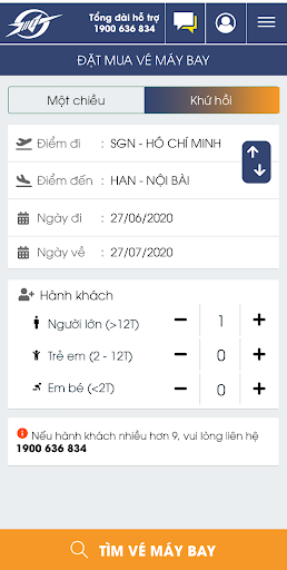 Android application Đặt Vé Máy Bay Giá Rẻ| VINAJET screenshort