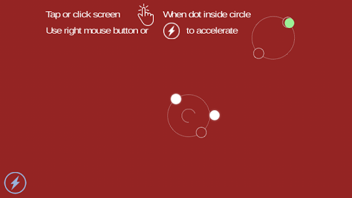 Try to catch the dots Screen 2