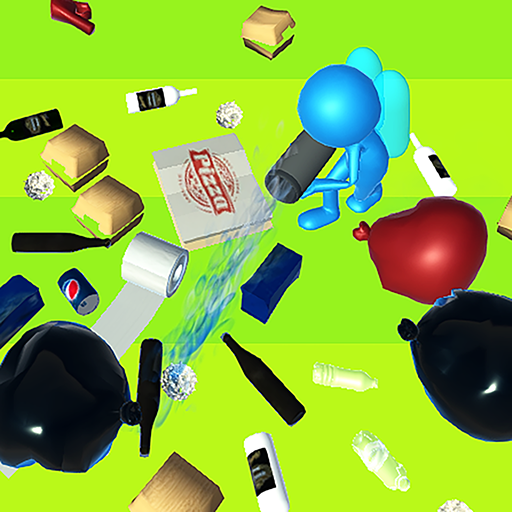 Idle Hoarding and Cleaning 3D logo