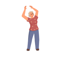Senior Fitness - Home workout for old and elderly.