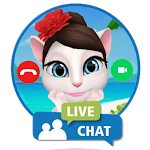 Cover Image of 下载 videocall Angela's Cat with you - Fake call 1 APK