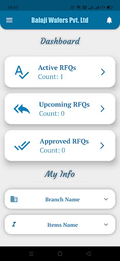 Balaji RFQ Screen 3