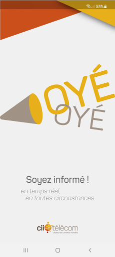 Android application Oyé-Oyé Oye-Oye screenshort