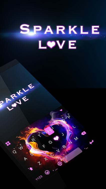 sparkle love Theme - 7.0 - (Android)