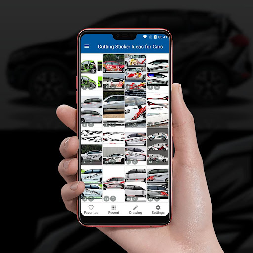 Android application Cutting Sticker Ideas for Cars screenshort