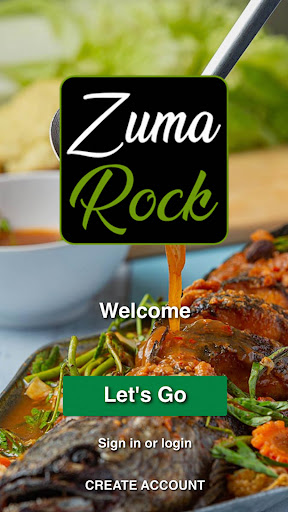 Android application Zuma Rock Restaurant screenshort