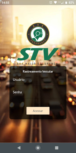 Android application STV Rastreamento screenshort