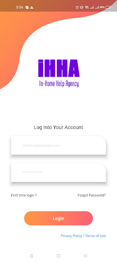 In Home Help Screen 3
