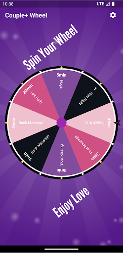 Android application Couple Wheel - Naughty screenshort