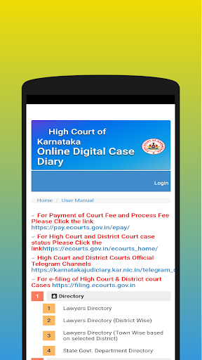 Karnataka Court Case-StatusRfa