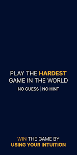 Intuition - Play Hardest Game