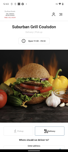Android application Suburban Grill Coulsdon screenshort